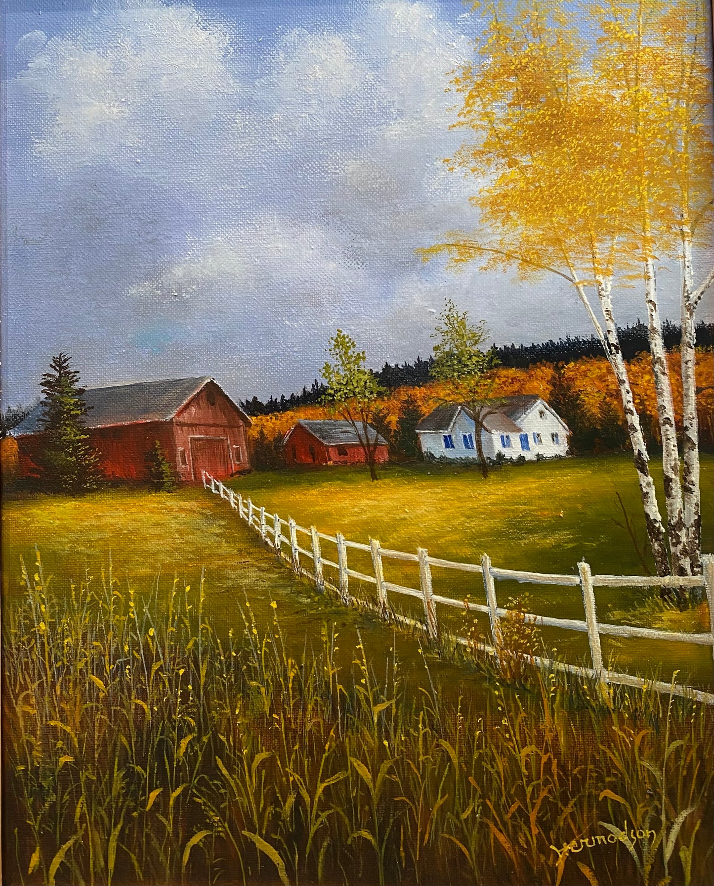 Warren Hermodson - South Eau Claire White Fence