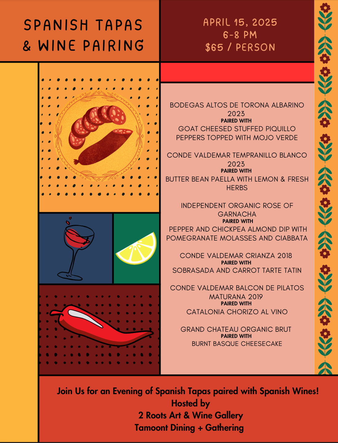 Spanish Tapas Wine Pairing