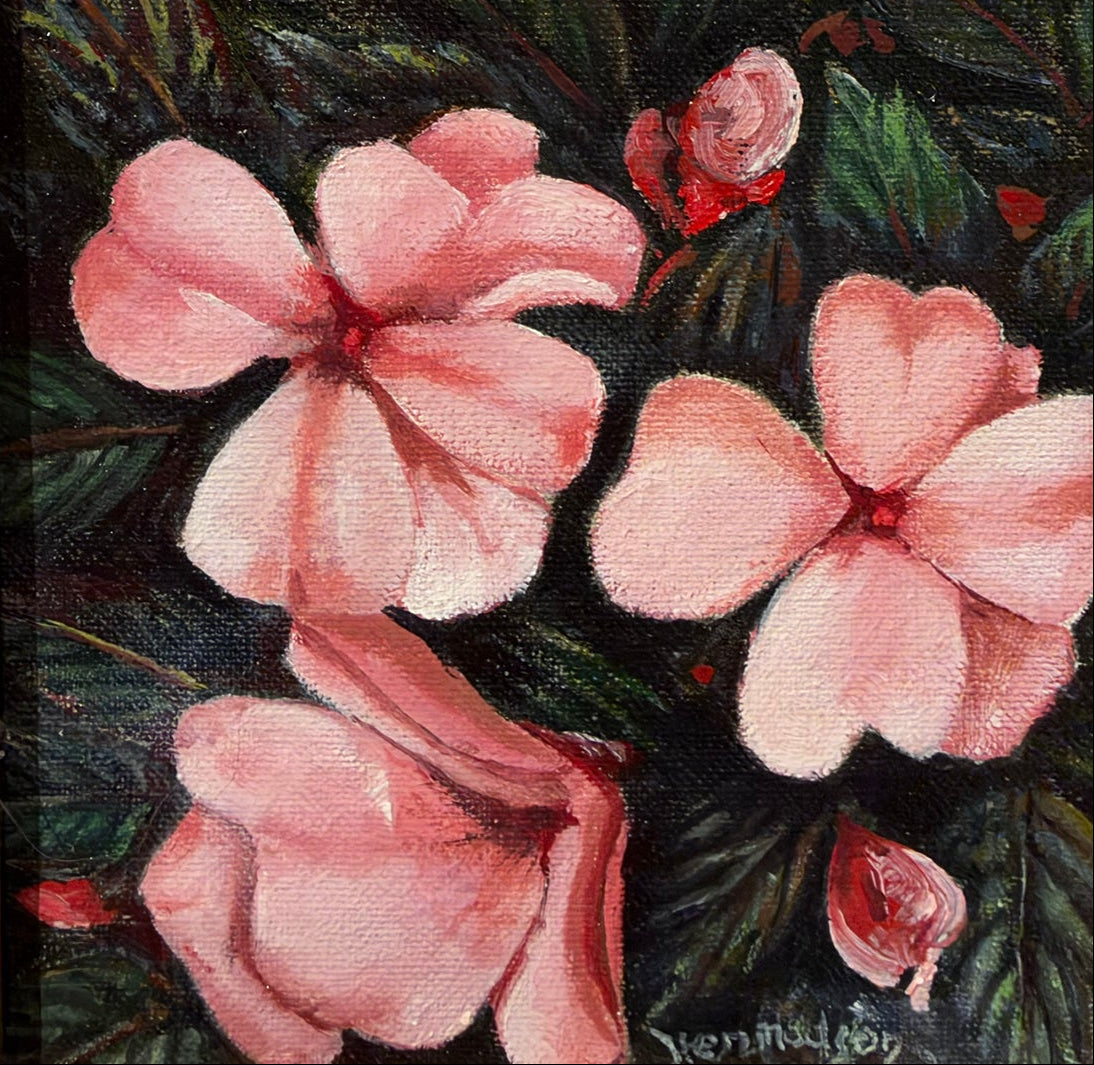 Warren Hermodson - Pink Flowers