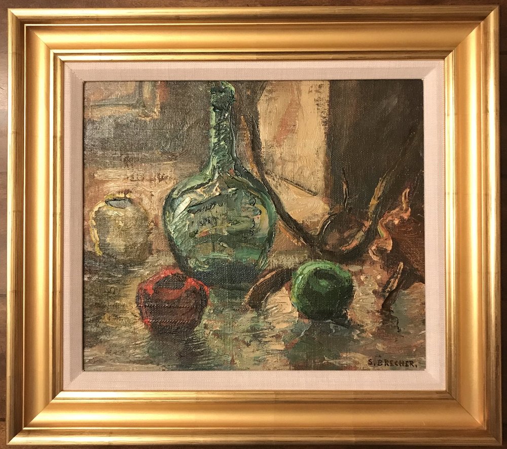 Still Life with Apples - Samuel Brecher