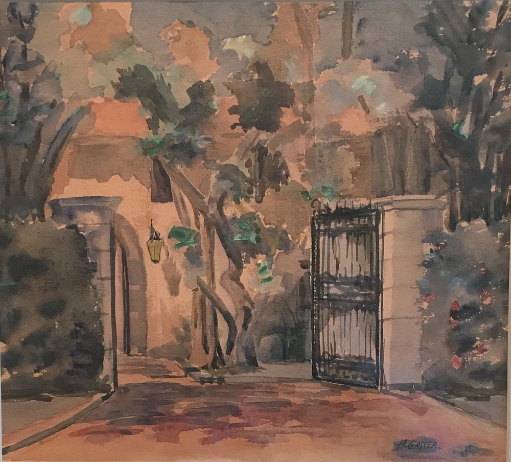 Fence Entrance - Henry Martin Gasser