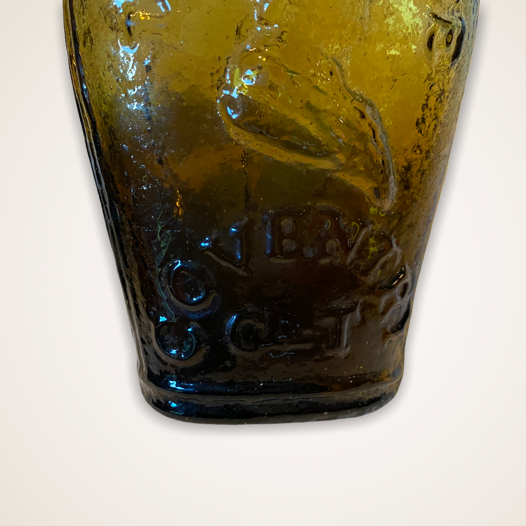 "Lafayette" And Bust - Liberty Cap Portrait Flask