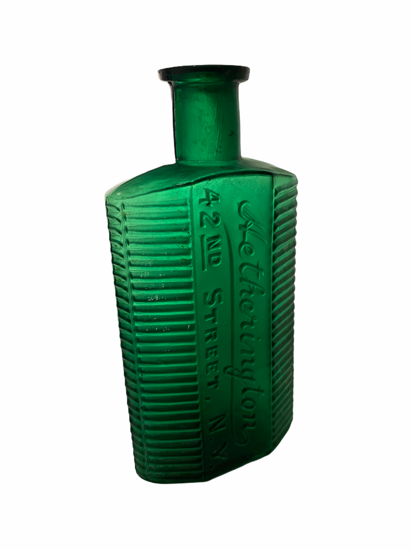 Hetherington / 42nd Street, N.Y. Extremely Rare Poison Bottle