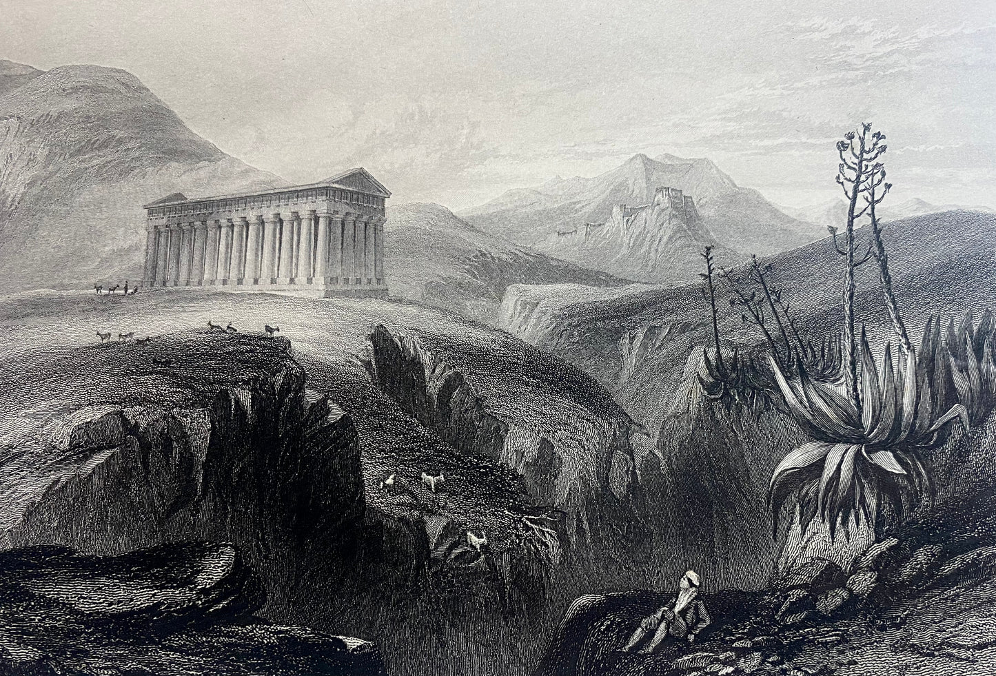 Grecian Temple at Segesta - J. Sands & W. L. Leitch