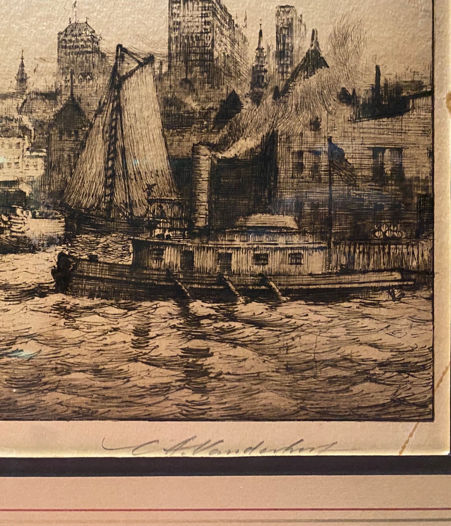 New York Waterfront - Charles A Vanderhoof