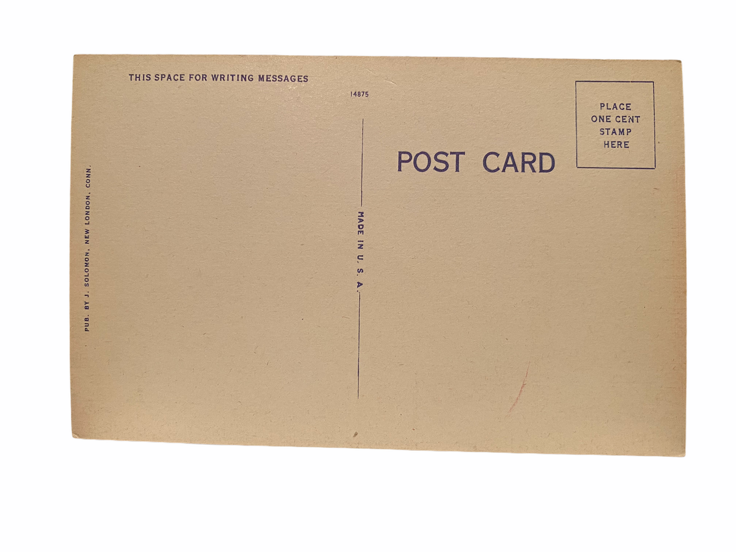 Diving Tower, Submarine Base, Groton, Conn. Unused Linen Postcard