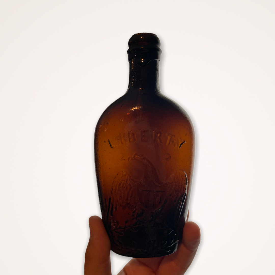 “Liberty” Eagle - "Westford / Glass / Co" Historical Flask