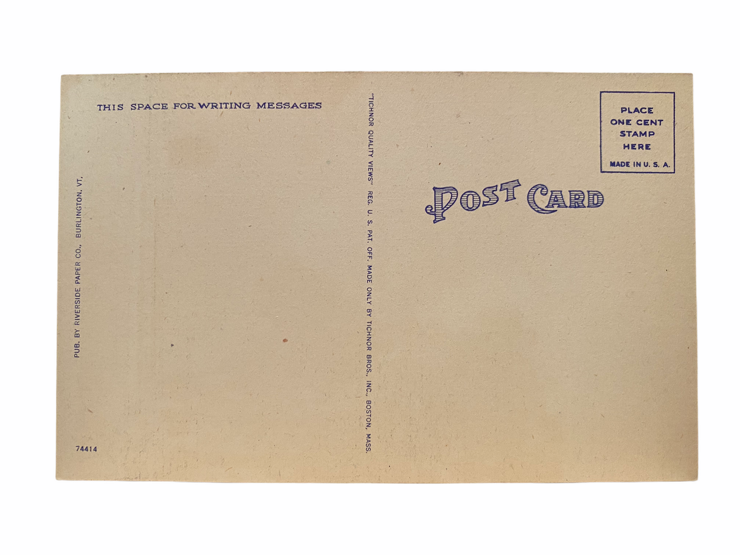 St. Paul Church, Burlington Vermont. Unused Linen Postcard Circa 1930-1944