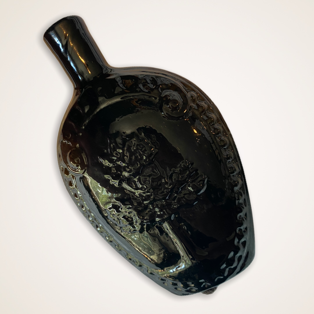 Eagle - "Liberty" And Oak Tree Historical Flask
