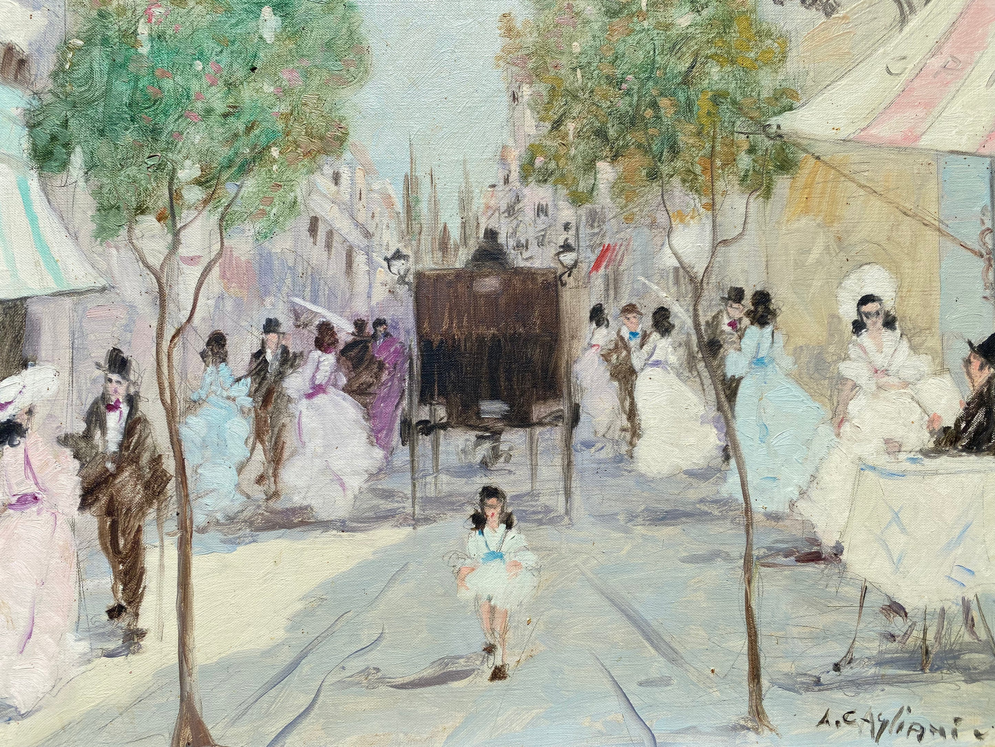 Stroll Through the Streets at Lunchtime - Luigi Cagliani