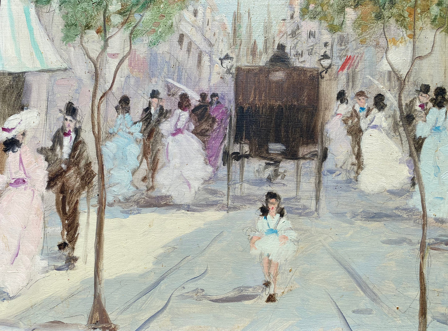 Stroll Through the Streets at Lunchtime - Luigi Cagliani
