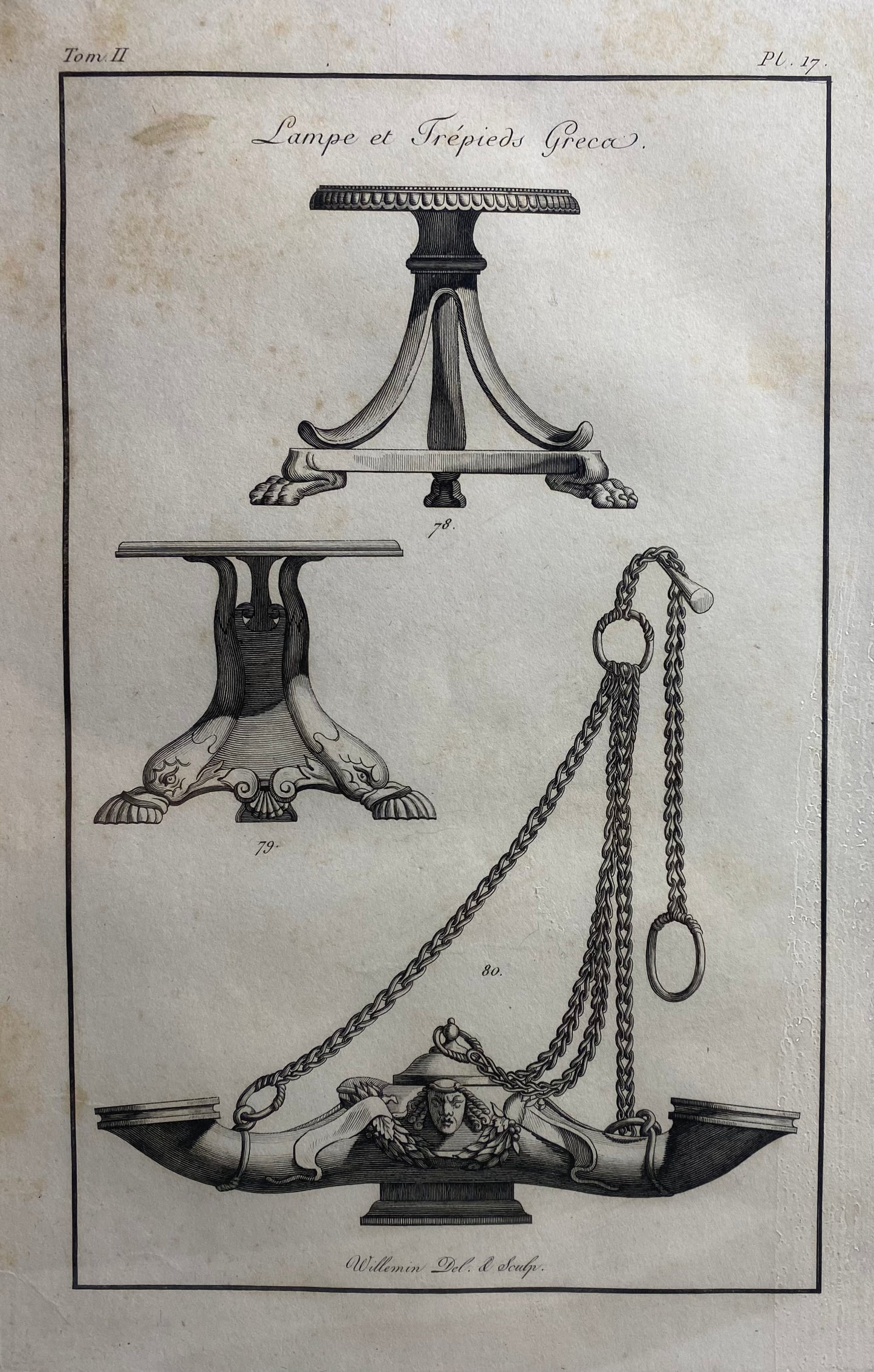 Late 18th Century / Early 19th Century Engraving by Nicolas Xavier Willemin