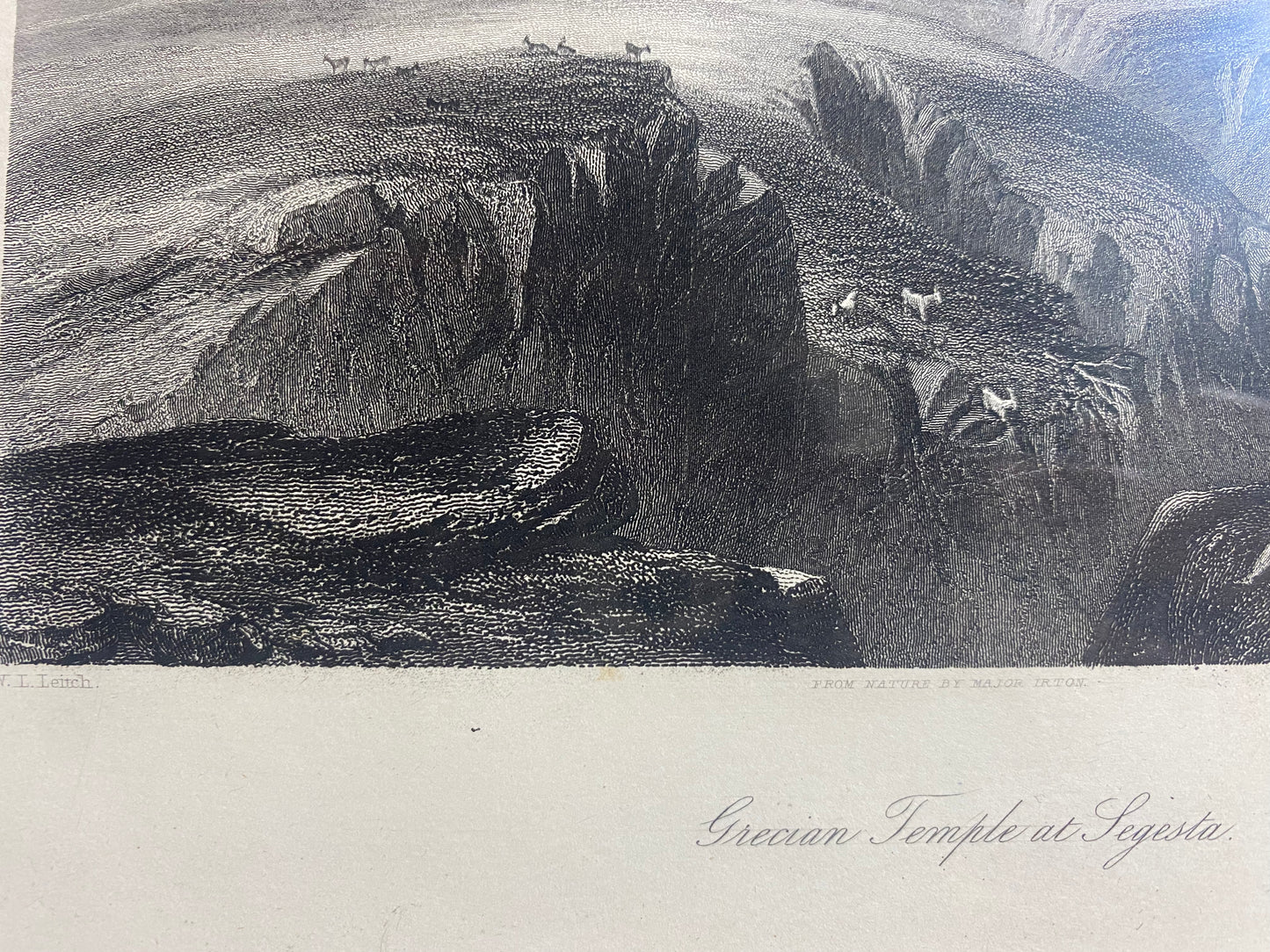 Grecian Temple at Segesta - J. Sands & W. L. Leitch