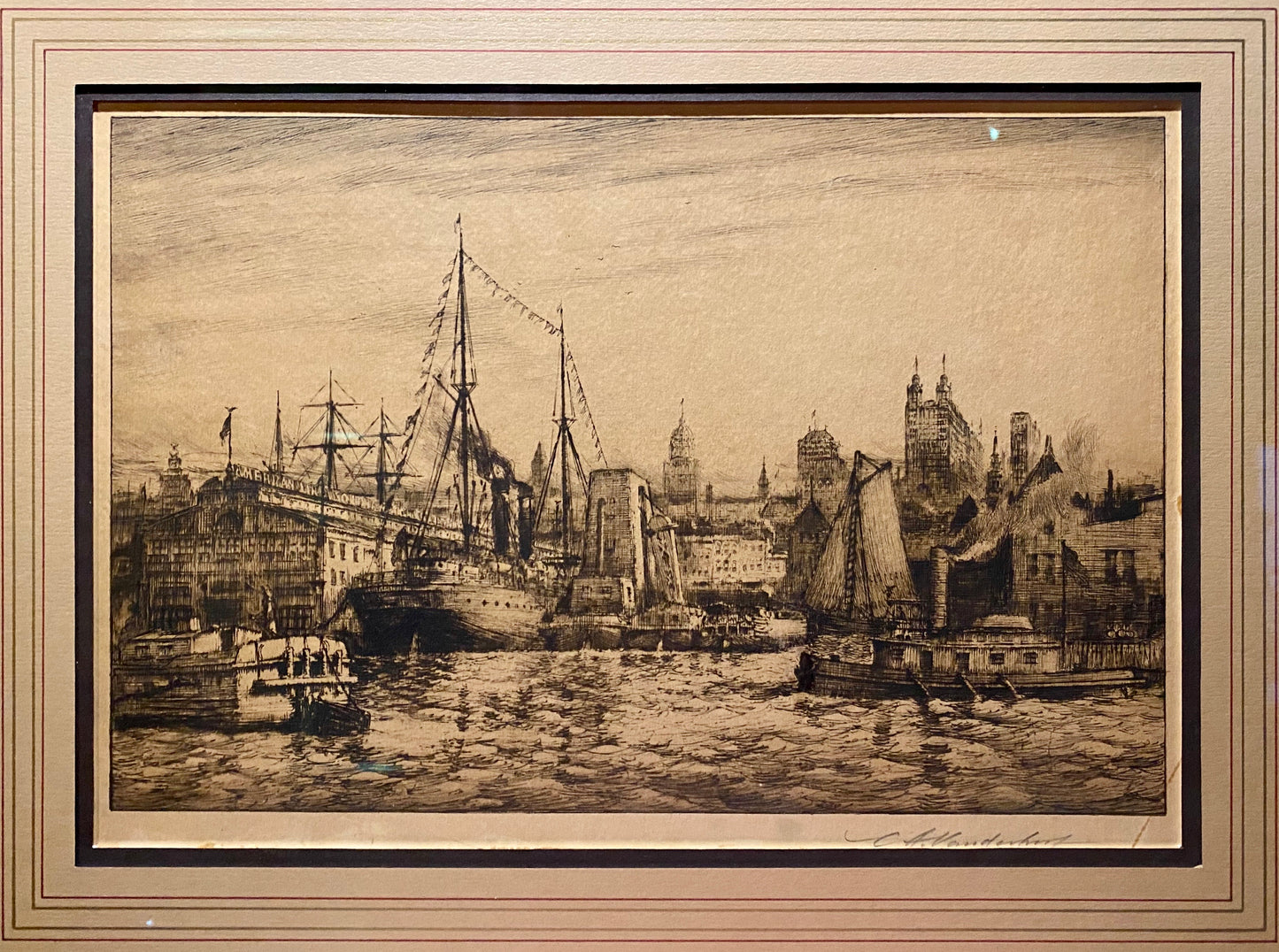 New York Waterfront - Charles A Vanderhoof