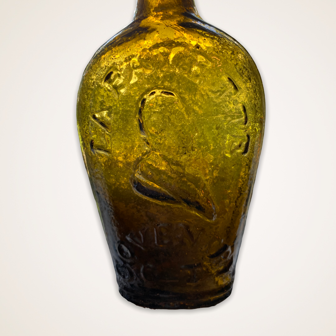 "Lafayette" And Bust - Liberty Cap Portrait Flask