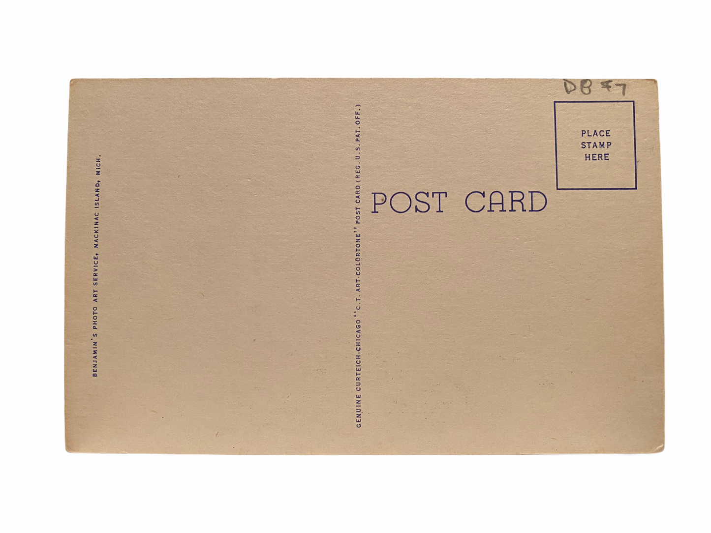 The Grand Hotel Mackinac Island, Michigan. Longest Porch in The World. Unused Linen Postcard Circa 1930-1944