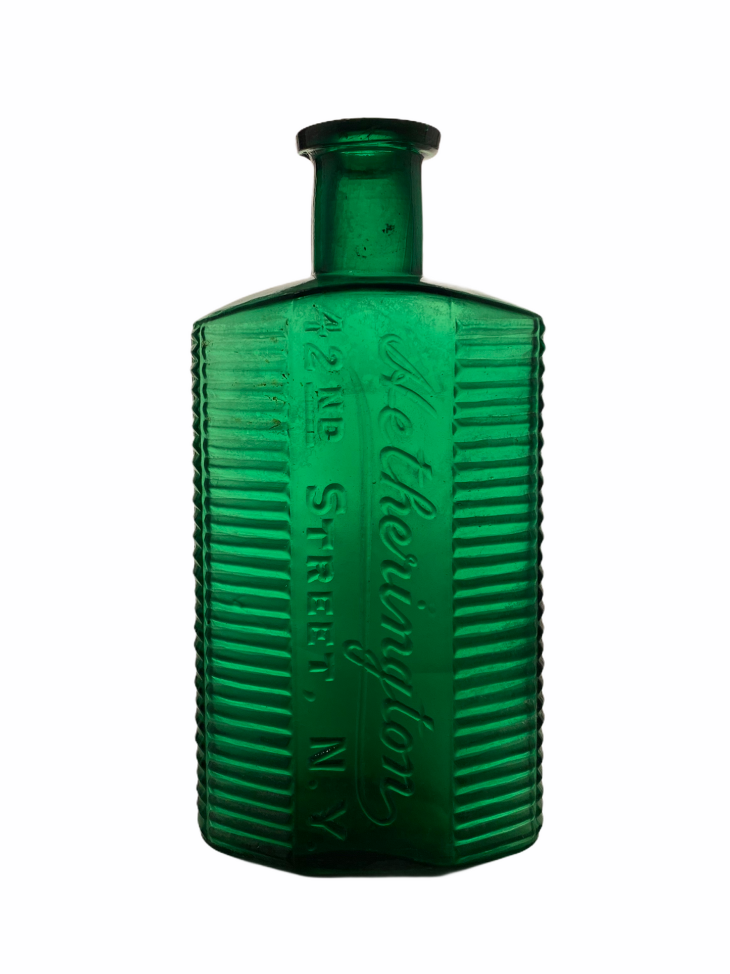 Hetherington / 42nd Street, N.Y. Extremely Rare Poison Bottle