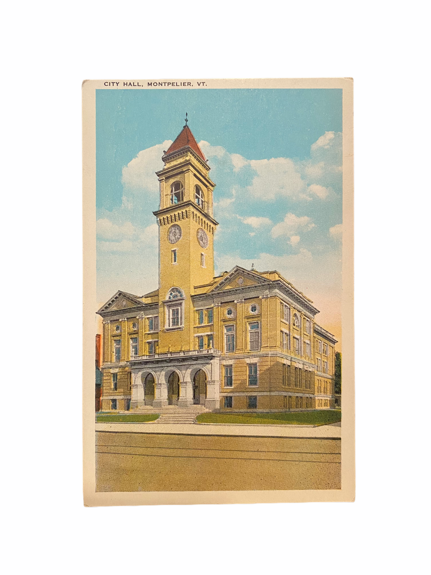 City Hall, Montpelier Vermont. Unused Postcard Circa 1915-1930