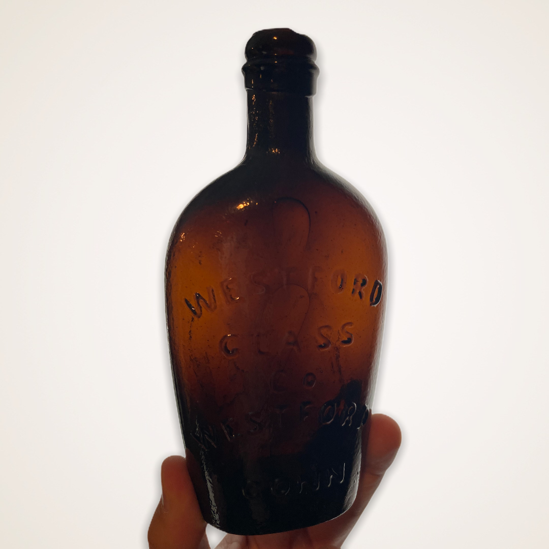 “Liberty” Eagle - "Westford / Glass / Co" Historical Flask