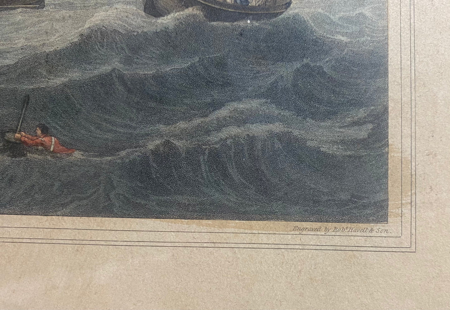Fresh Breeze - Circa 1822 Engraving by Robert Havel