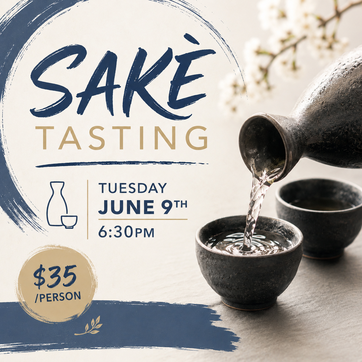Sakè Tasting - Introduction to Sakè