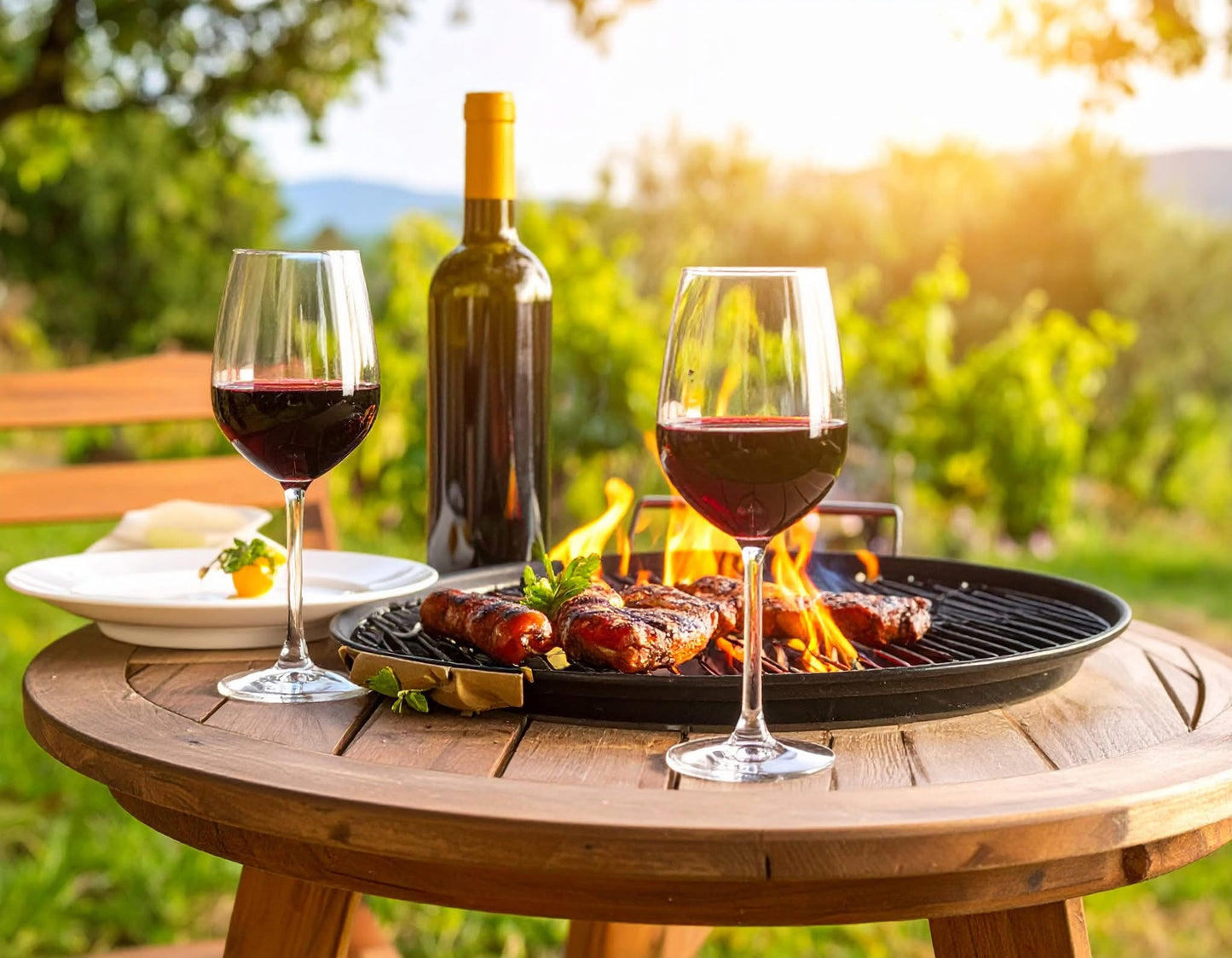 Wine & BBQ Pairing at 2 Roots