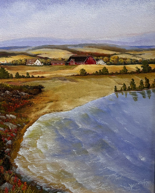 Warren Hermodson- Drift Between Water and Hills