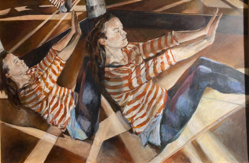 Barbara Shafer - The Red Striped Shirt