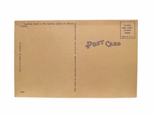Load image into Gallery viewer, Peachtree Street in Atlanta Georgia. Unused Linen Postcard Circa 1930-1944