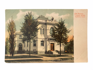 Elks Building, Prospect Street, Hartford Connecticut. Unused Postcard Circa 1901-1907