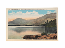 Load image into Gallery viewer, The Narrows and Black Mountains From Shebonig Rock, Lake George, N.Y. Postcard Unused