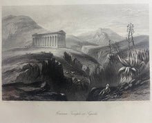 Load image into Gallery viewer, Grecian Temple at Segesta - J. Sands &amp; W. L. Leitch