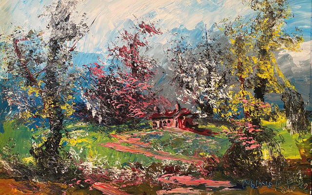 Pink Cabin in the Woods 1989 - Morris Katz